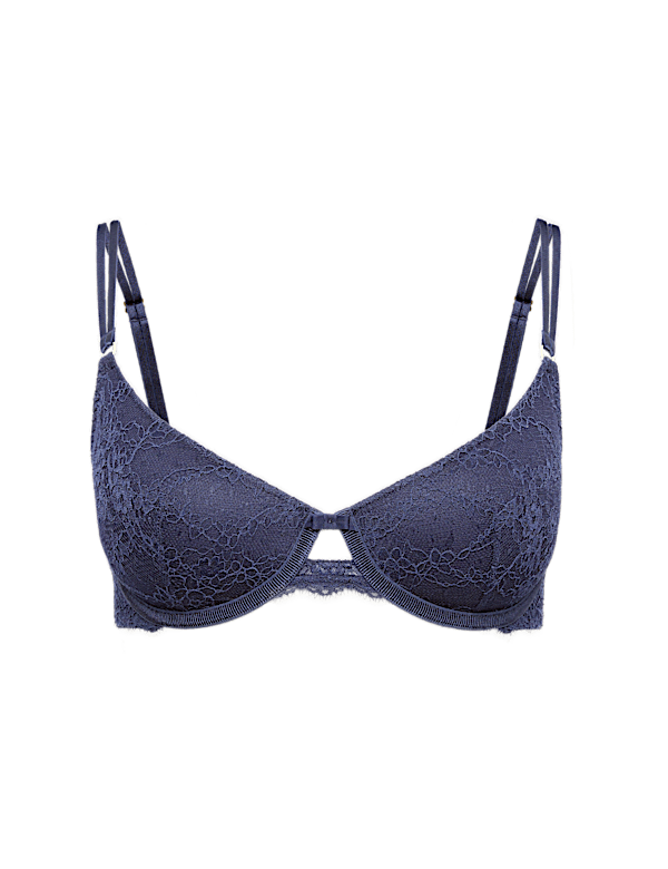 Ida Lace Wired Demi Cup Bra (A-E)