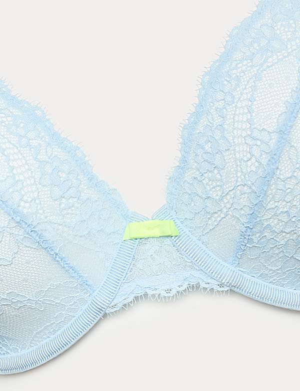 Ida Lace Wired Plunge Bra F-H - CZ