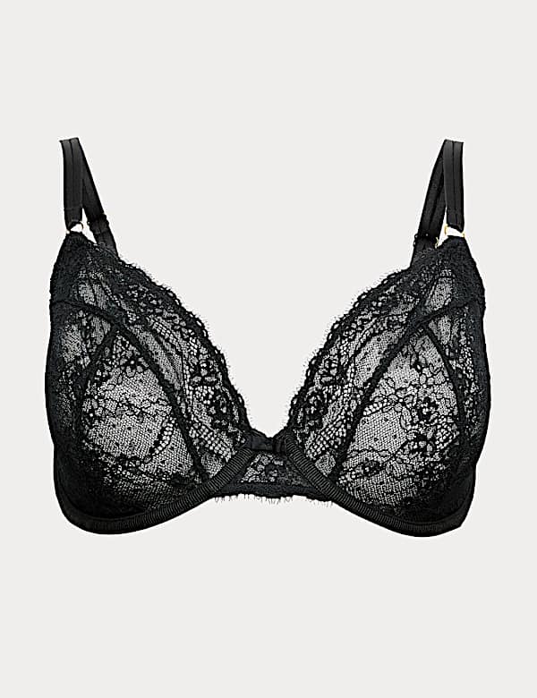 Ida Lace Wired Plunge Bra (F-H) - ES
