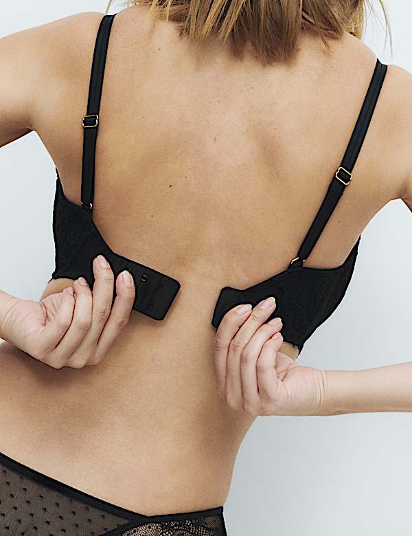 Ida Lace Wired Minimiser Bra (C-G) - CA