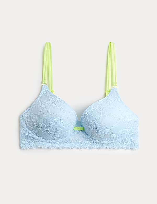 Ida Lace Non Wired Plunge Bra (A-E) - GR