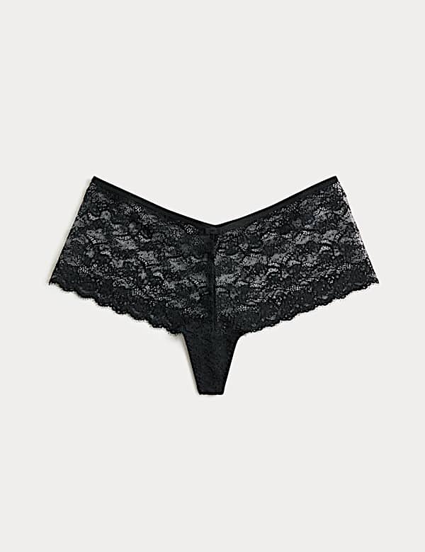 Ida hoch geschnittene Slips mit Spitze - AT