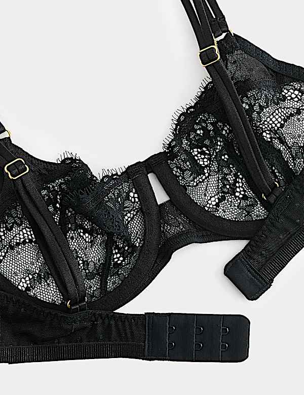 Ida Lace Wired Balcony Bra (A-E)