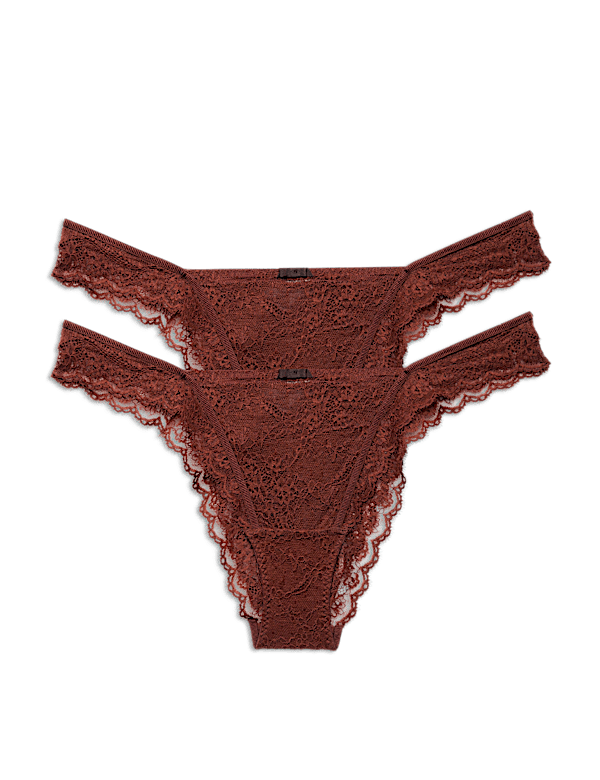 2 Pack Ida Lace Miami Knickers