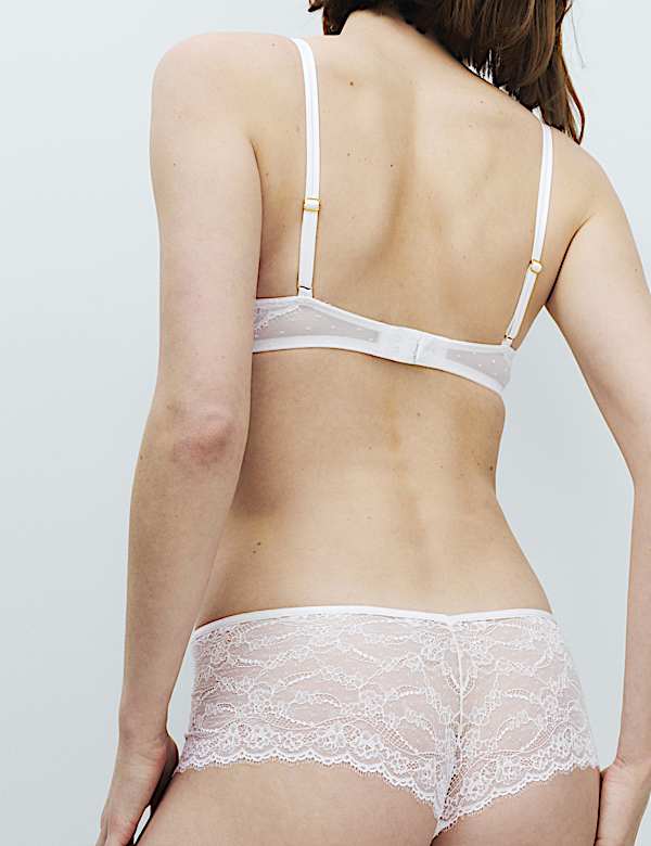 2 Pack Ida Lace High Rise Knicker Shorts - DK