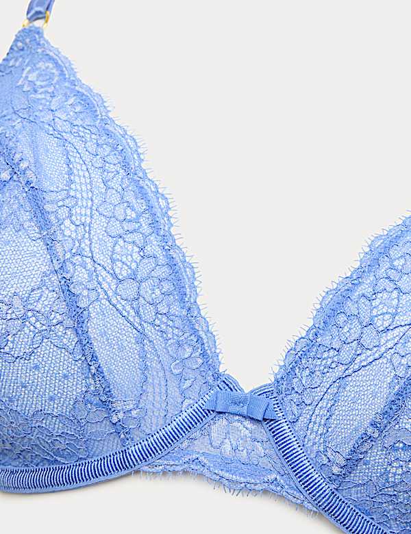 Soutien-gorge plongeant &agrave; armatures orn&eacute; de dentelle Ida (bonnets F &agrave; H) - FR