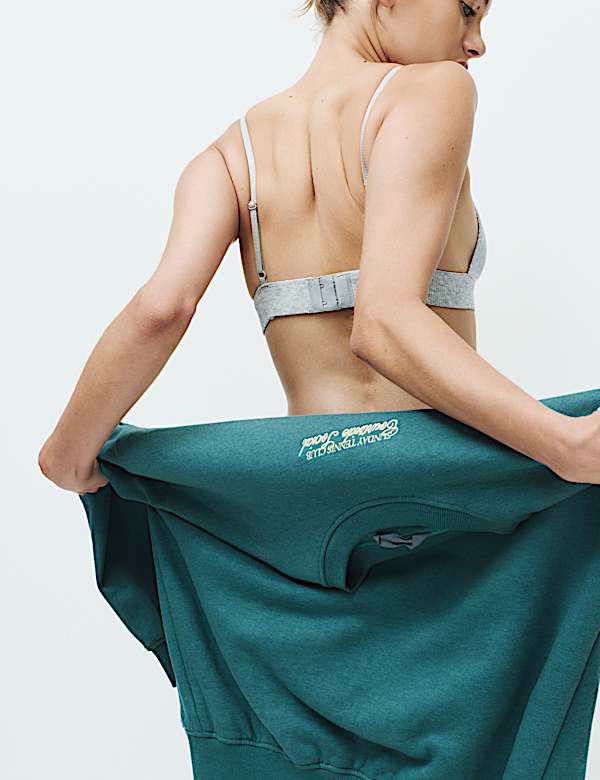 Asta Cotton Rib Non Wired Bralette - JP