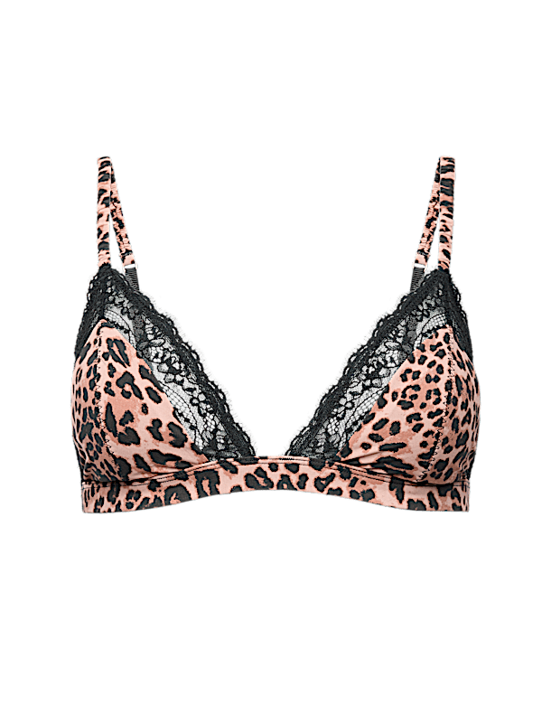Clara Papertouch Leopard Print Bralette (A-E)