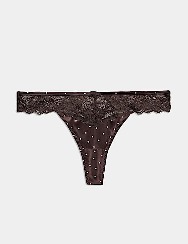 Luna Satin Thong - AU