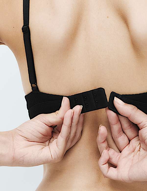 Asta Cotton Blend Padded Demi Cup Bra A-E - ID