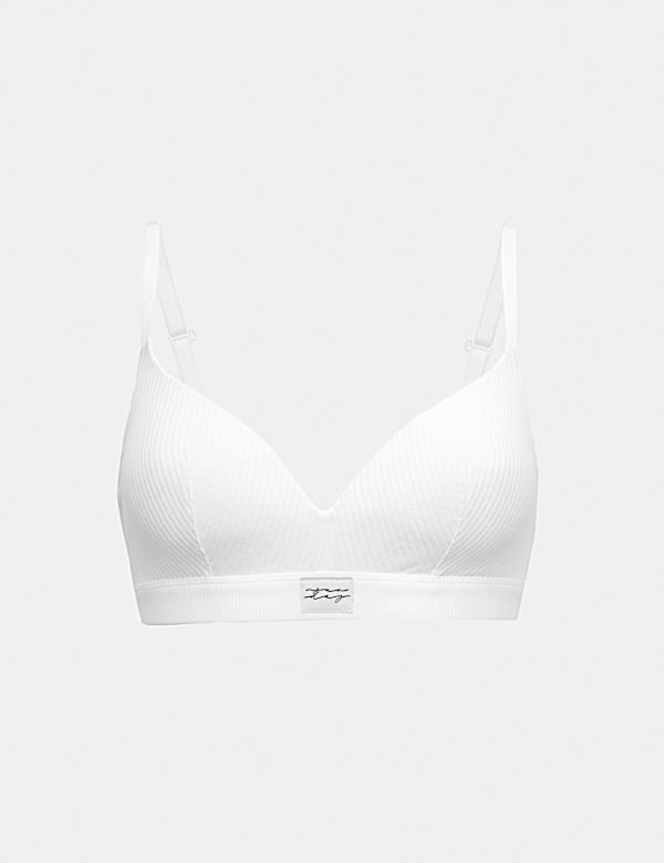 Bra Plunge Tanpa Kawat Campuran Katun Asta (Cup A-E) - ID