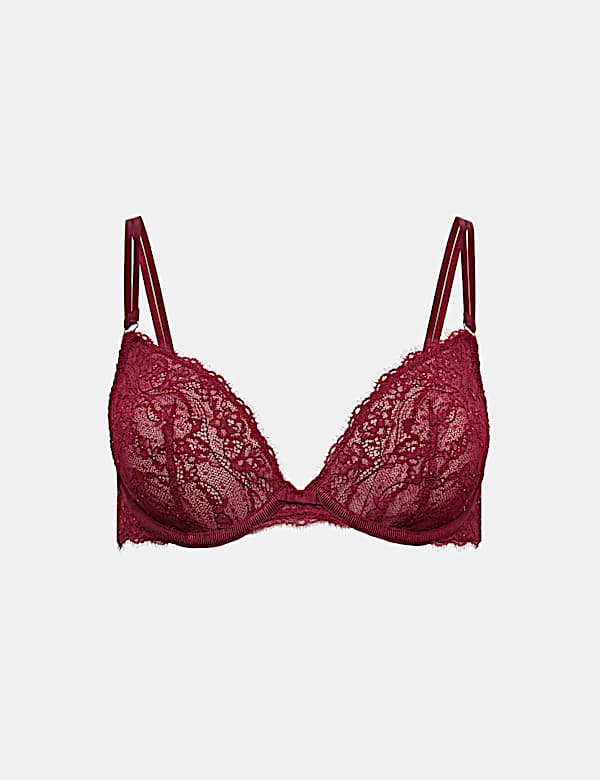 Ida Lace Wired Plunge Bra A-E - NZ