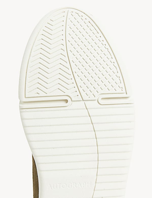 Suede Lace Up Trainers