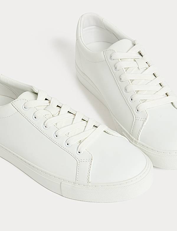 Wide Fit Lace Up Trainers - US