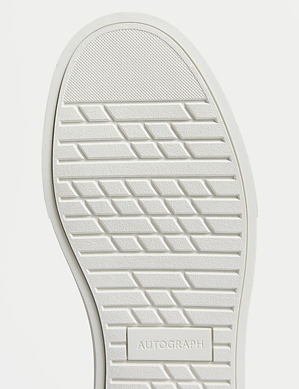 Leather Lace Up Performance Trainers with Freshfeet™ - NL