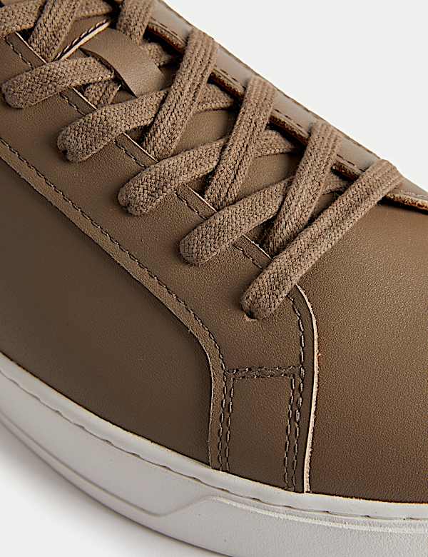 Leather Lace-Up Trainers - MV
