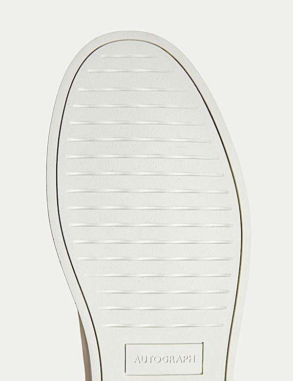 Leather Lace-Up Trainers - VN