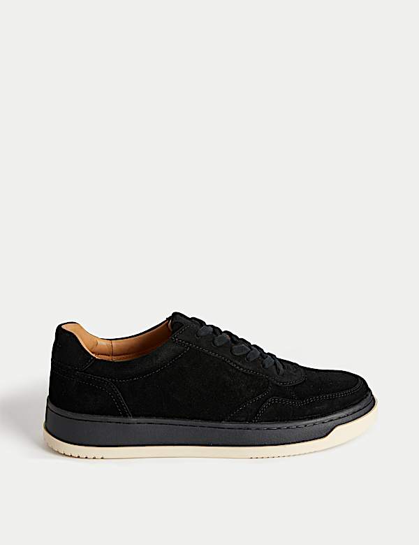 Suede Lace-Up Trainers - CA