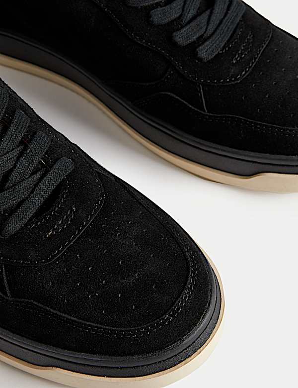 Baskets en daim à lacets - FR