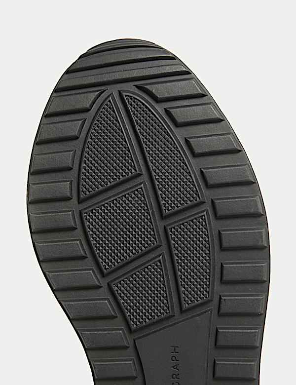 Leather Lace Up Trainers - SE