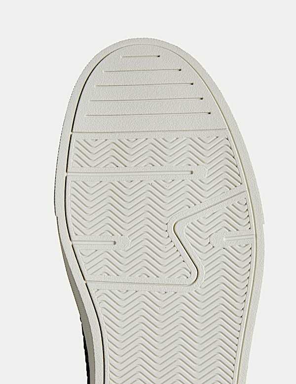 Leren ingeweven sneakers - NL