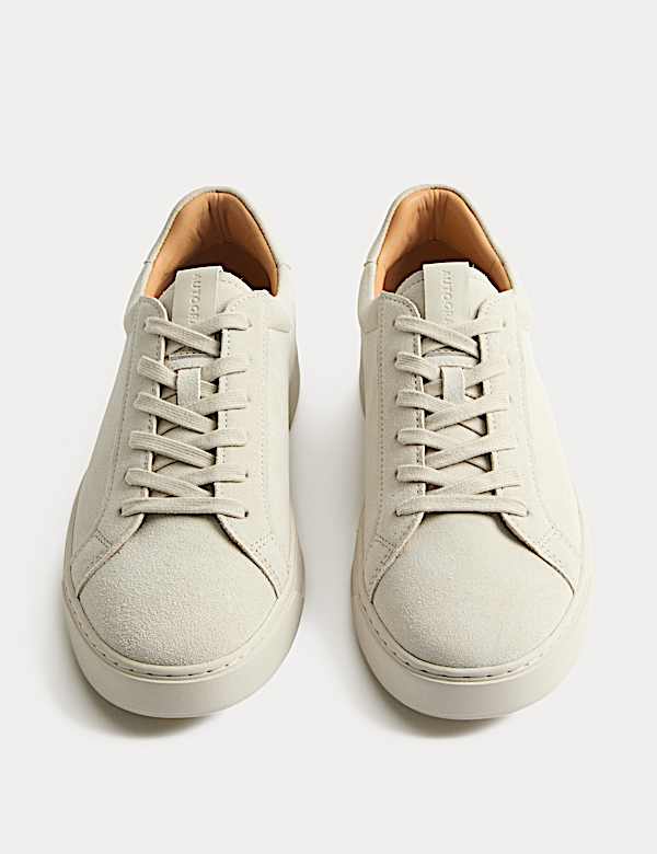 Su&egrave;de sneakers met veters - BE