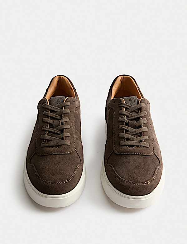Suede Lace up Trainers - CZ