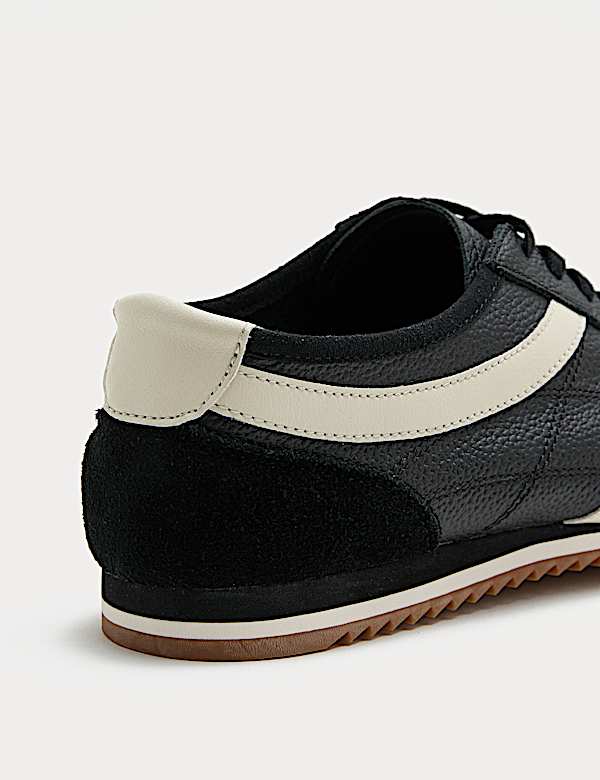 Slimline Leather Trainers - CZ