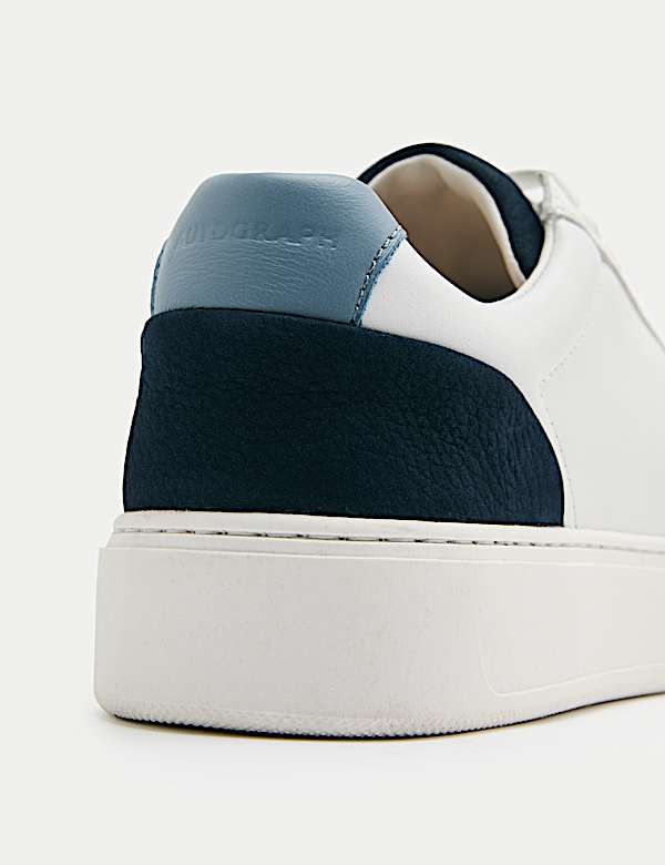 Leather Lace Up Trainers - SK