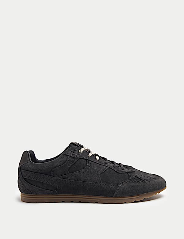 Suede Lace Up Trainers - GR