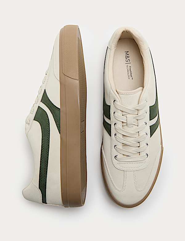 Suede Lace Up Trainers - US
