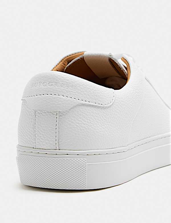 Leather Cupsole Trainers with Freshfeet&trade; - CA