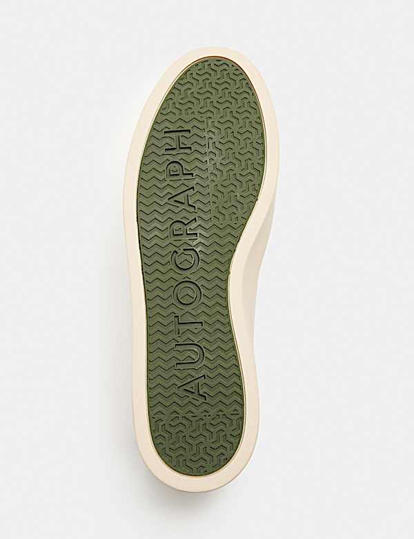 Leather Lace Up Trainers - AL
