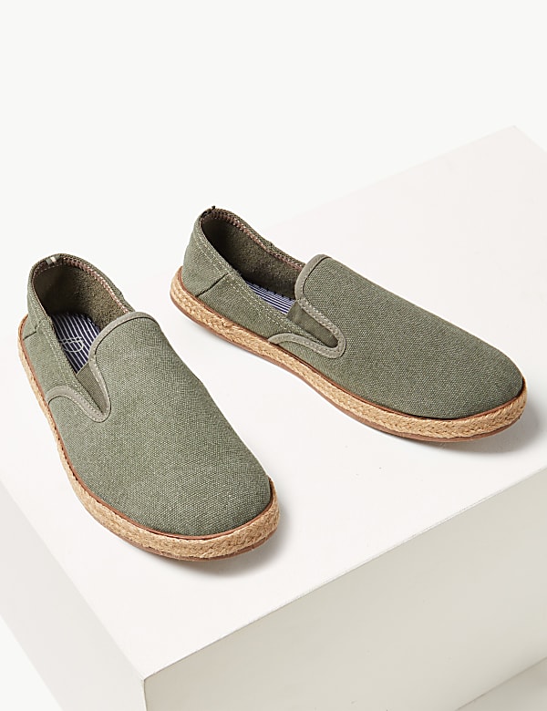 Cotton Slip-on Espadrilles