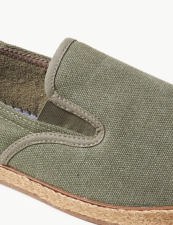 Cotton Slip-on Espadrilles