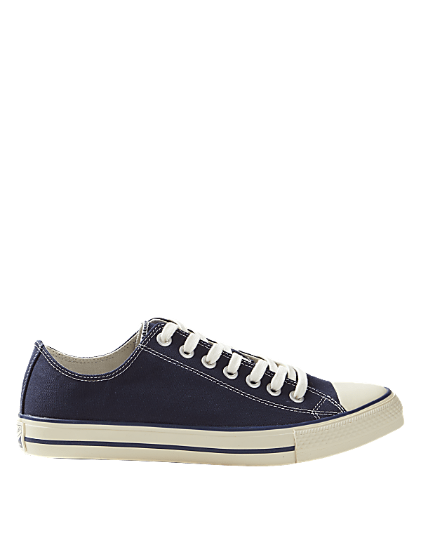Buy Canvas Lace up Pumps at Marks Spencer