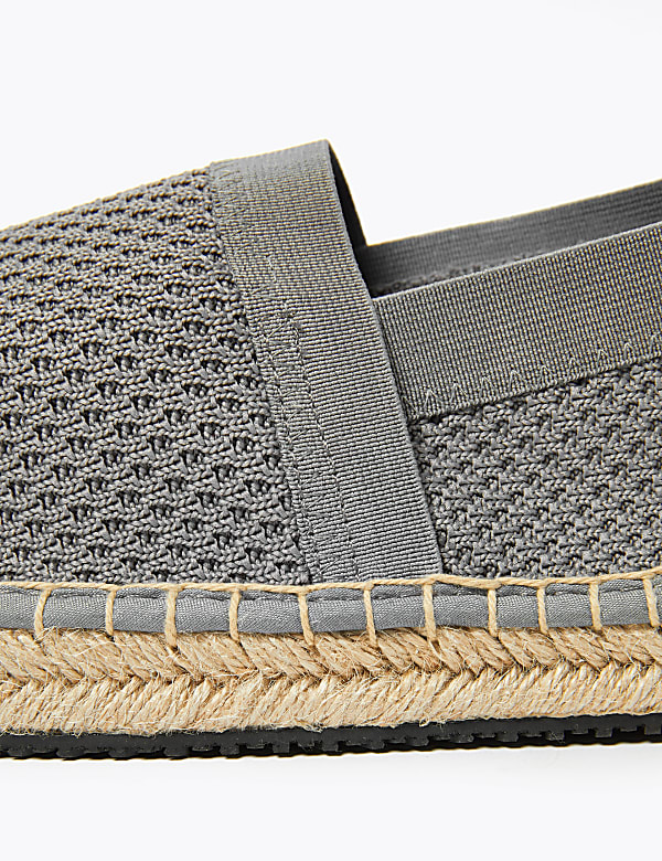 Knitted Mesh Espadrilles