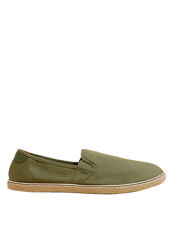 Canvas Slip On Espadrilles