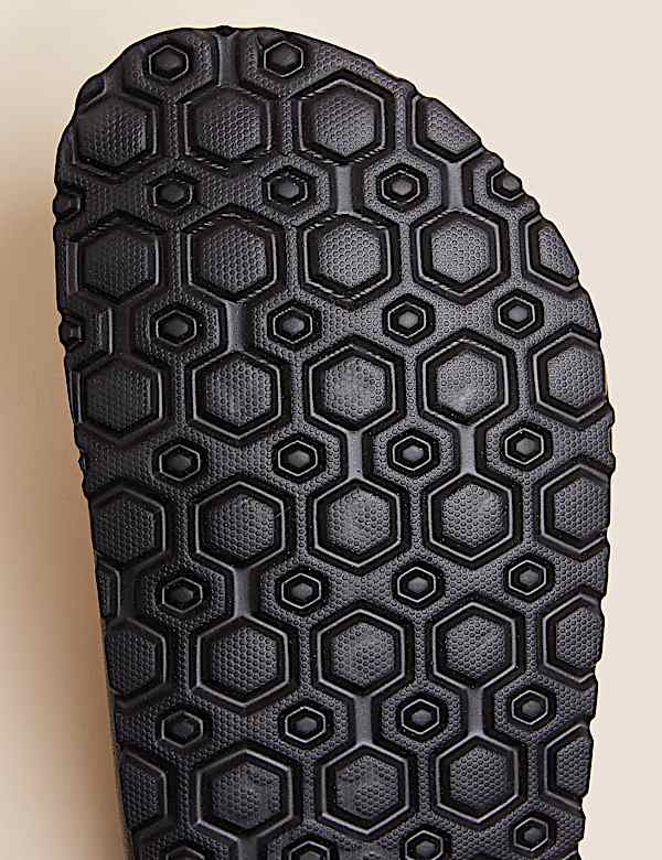 Buckle Slip-On Sandals