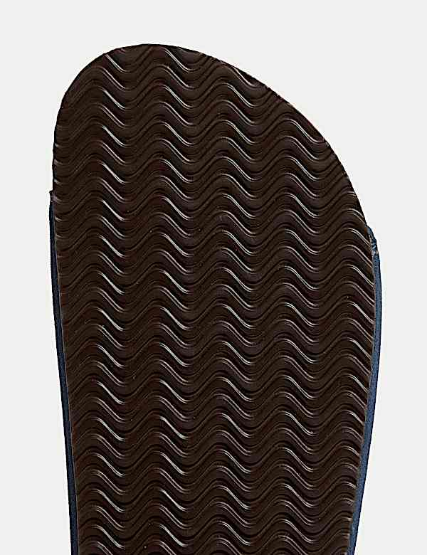 Sandales en daim et li&egrave;ge sans lacets - FR