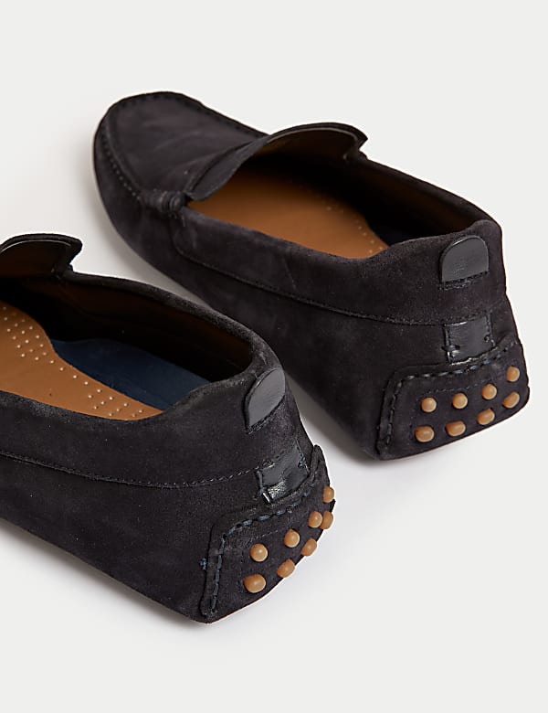 Suede Driving Shoes - CZ