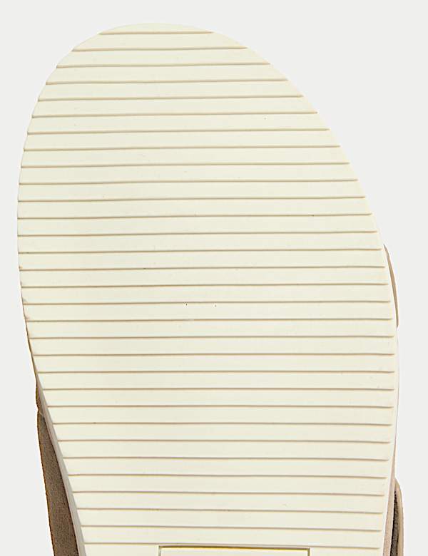 Suede Slip-On Sandals - GR