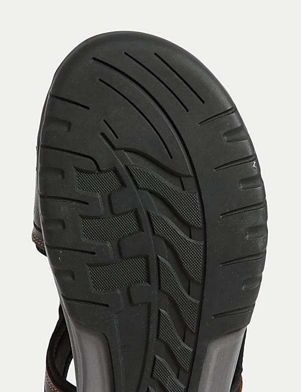 Leather Riptape Sandals - LU