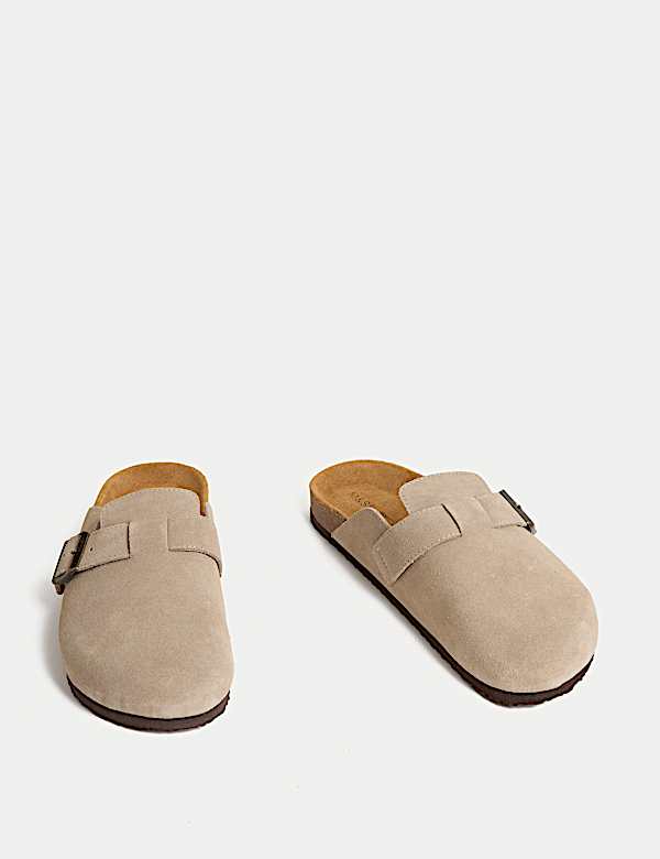 Suede Corkbed Mule - GR