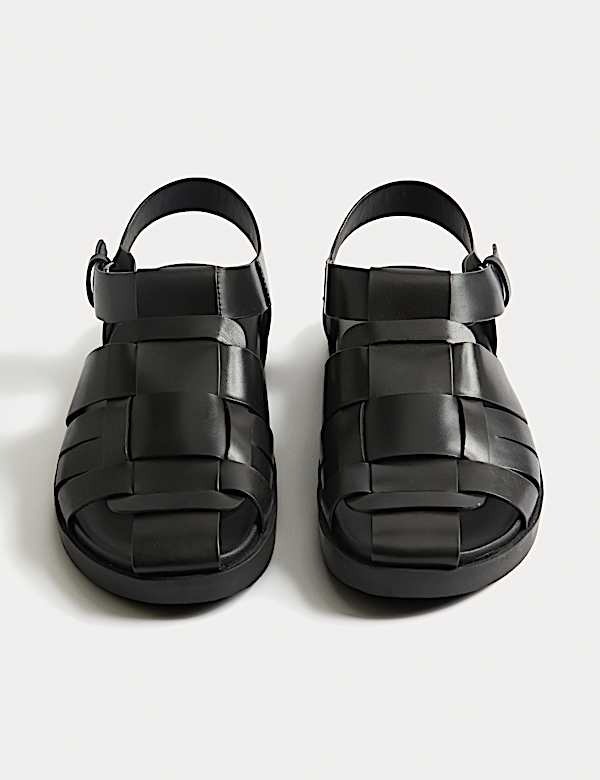 Leather Fisherman Sandals - UA
