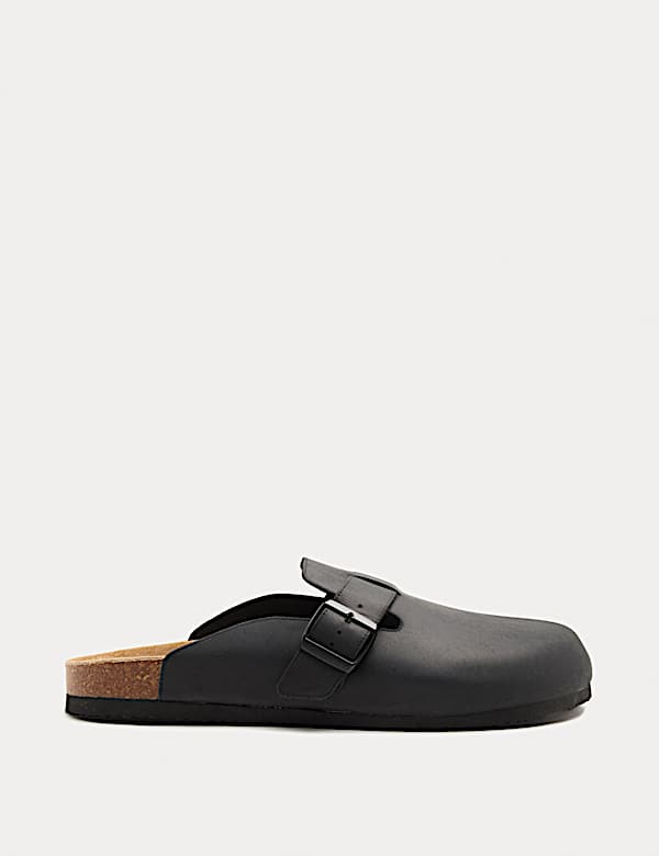 Nubuck Corkbed Mule Sandals - AU