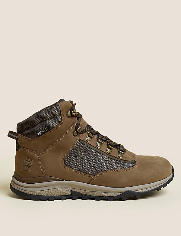 Leather Waterproof Walking Boots