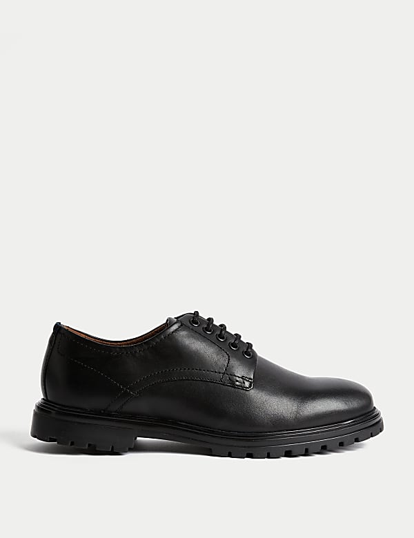Leather Derby Heritage Shoes - HU