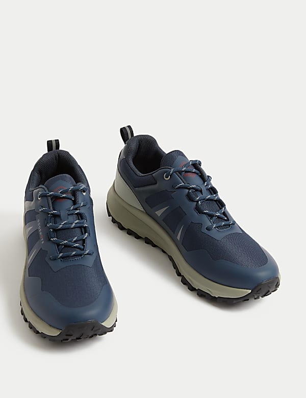 Shower Resistant Lace Up Trekking Trainers - NL