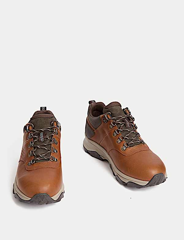 Leather Waterproof Walking Shoes - FI